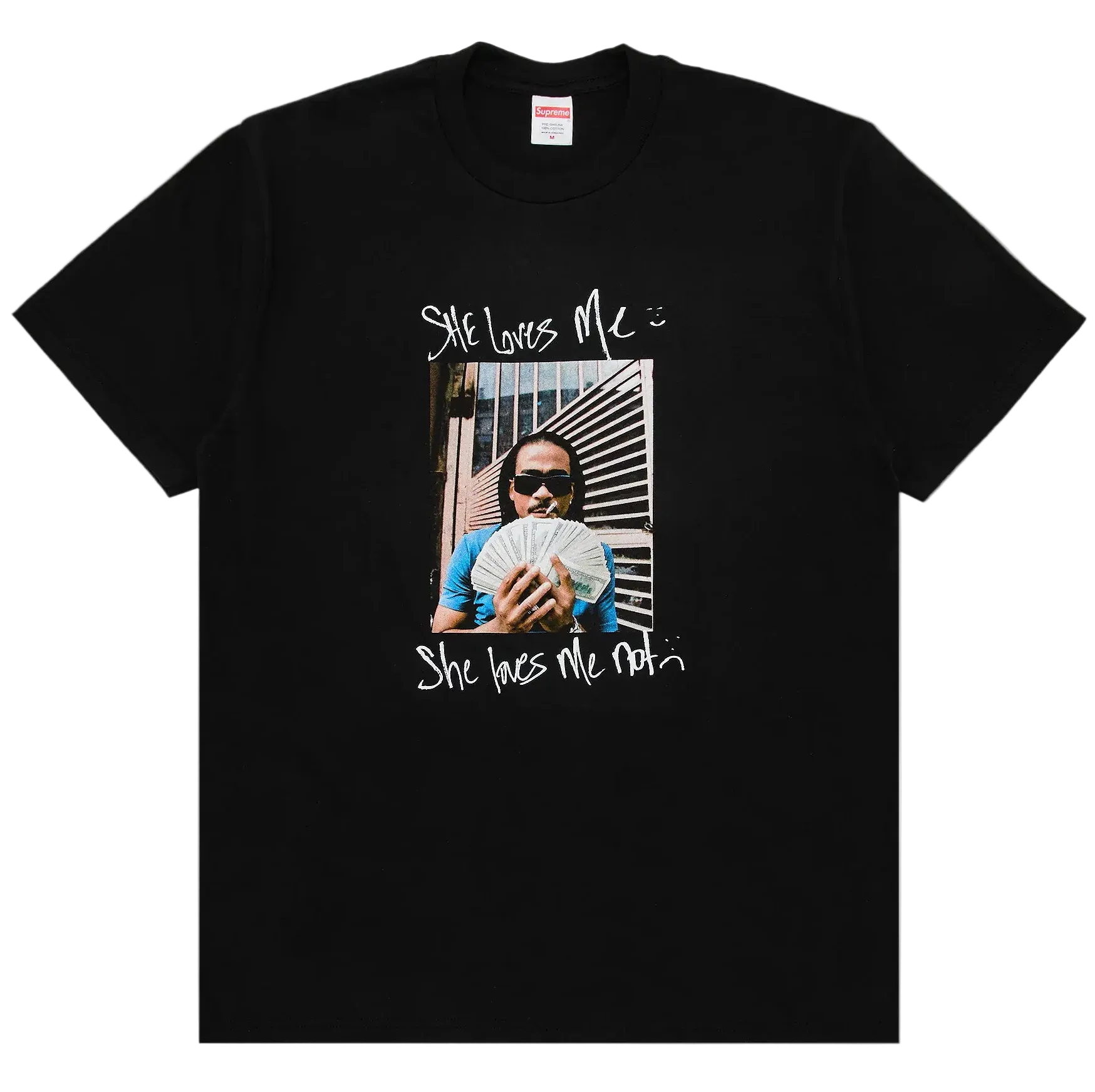 Supreme Max B Tee Black (SS25) – Lit Up 21