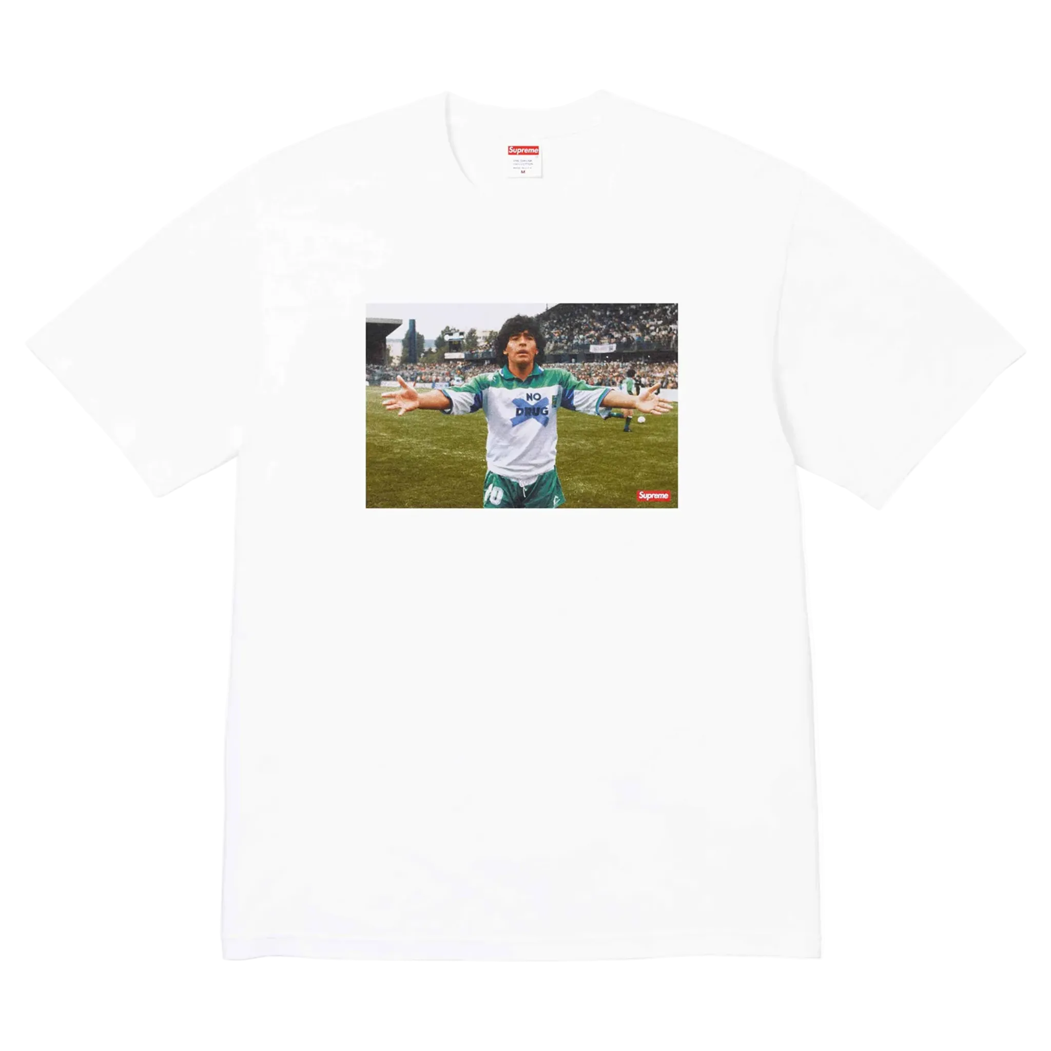 Supreme Maradona Tee White (SS24) – Lit Up 21