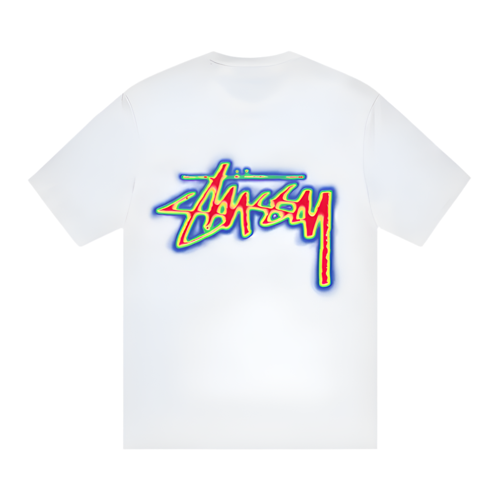 Stüssy Thermal Stock Tee White