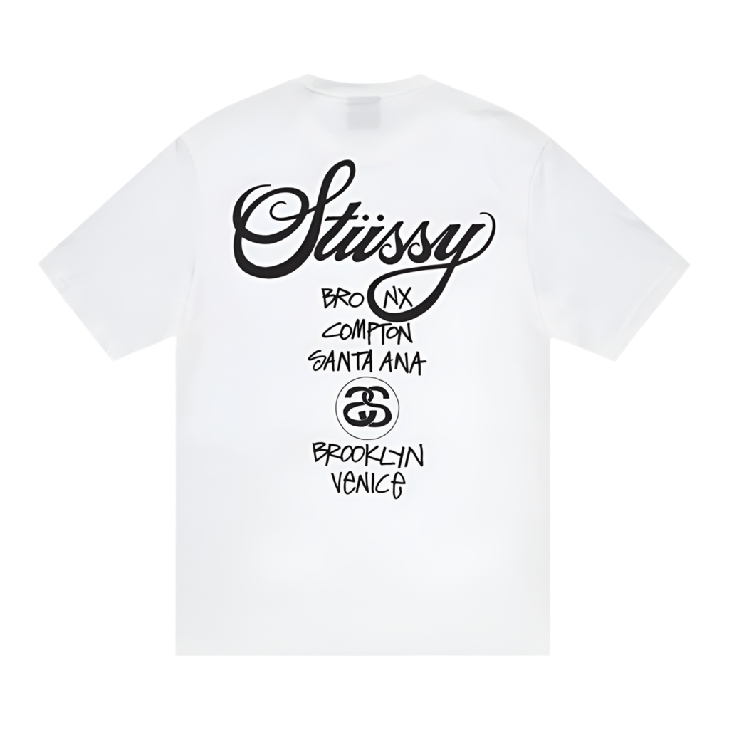 Stüssy World Tour Tee White