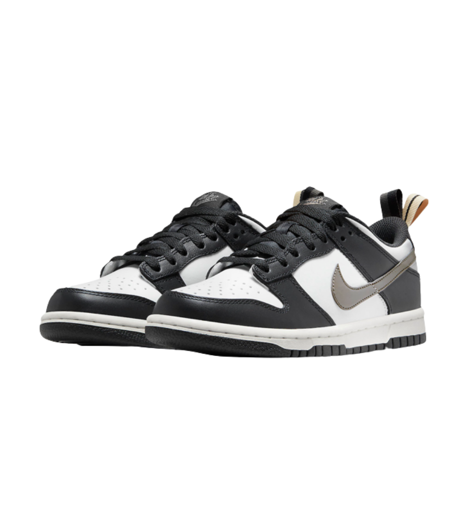 Nike Dunk Low Black White Metallic (GS)