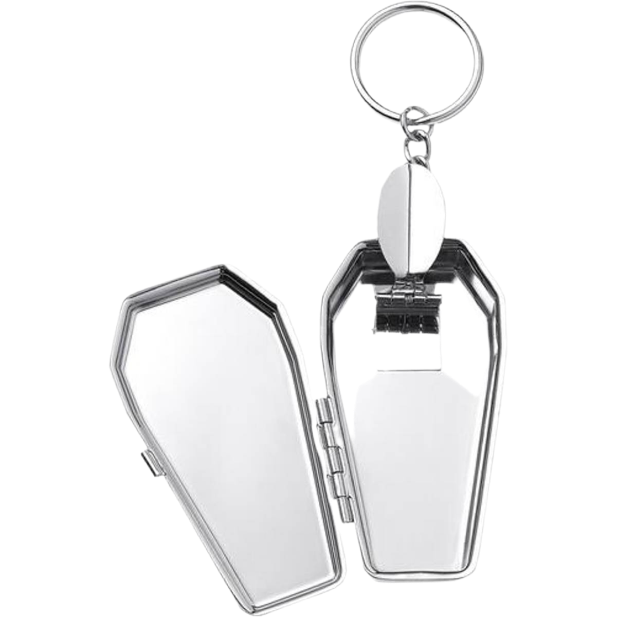 Supreme Coffin Keychain Silver
