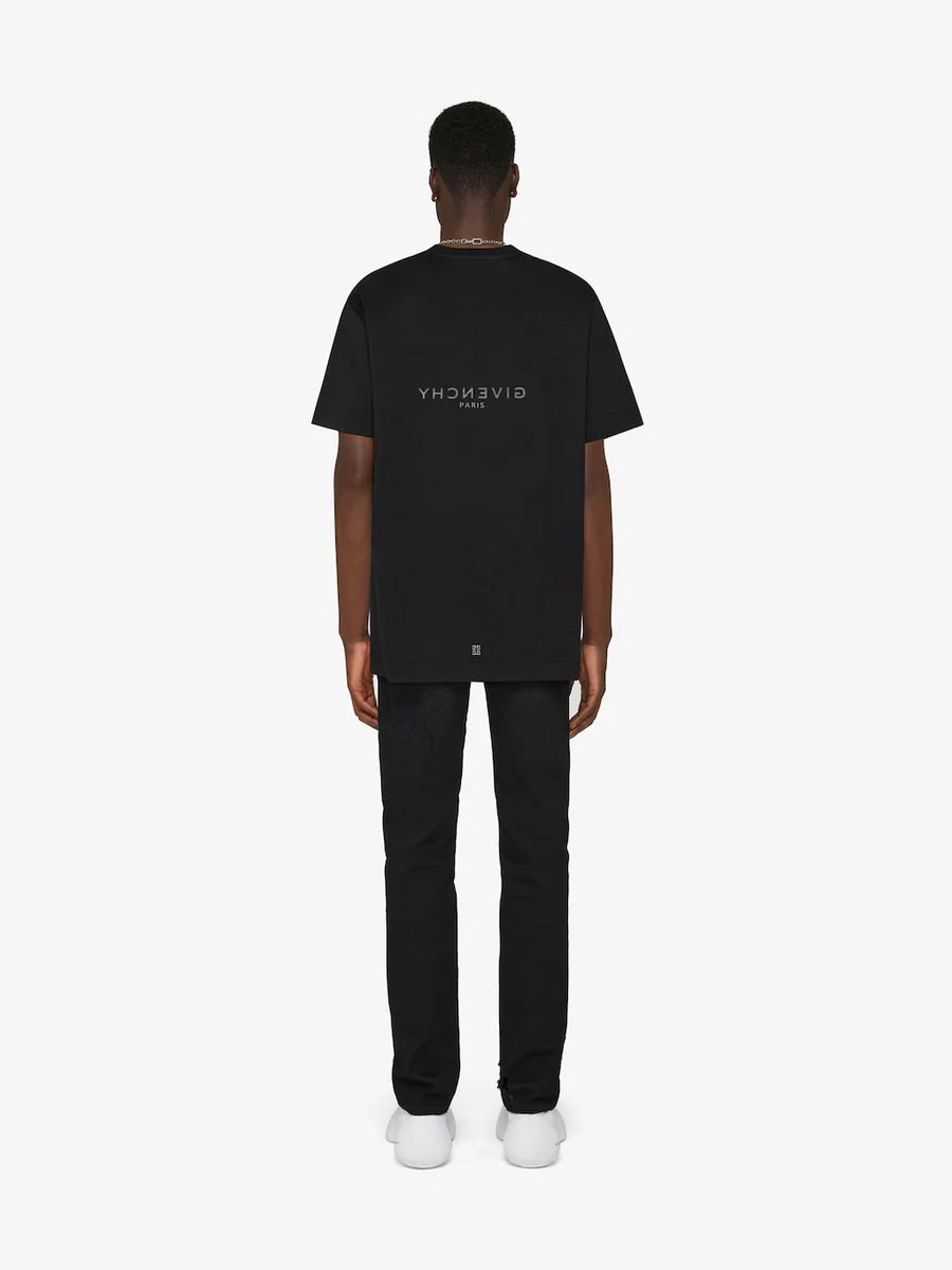 Givenchy Reverse T-Shirt Black Oversized Fit