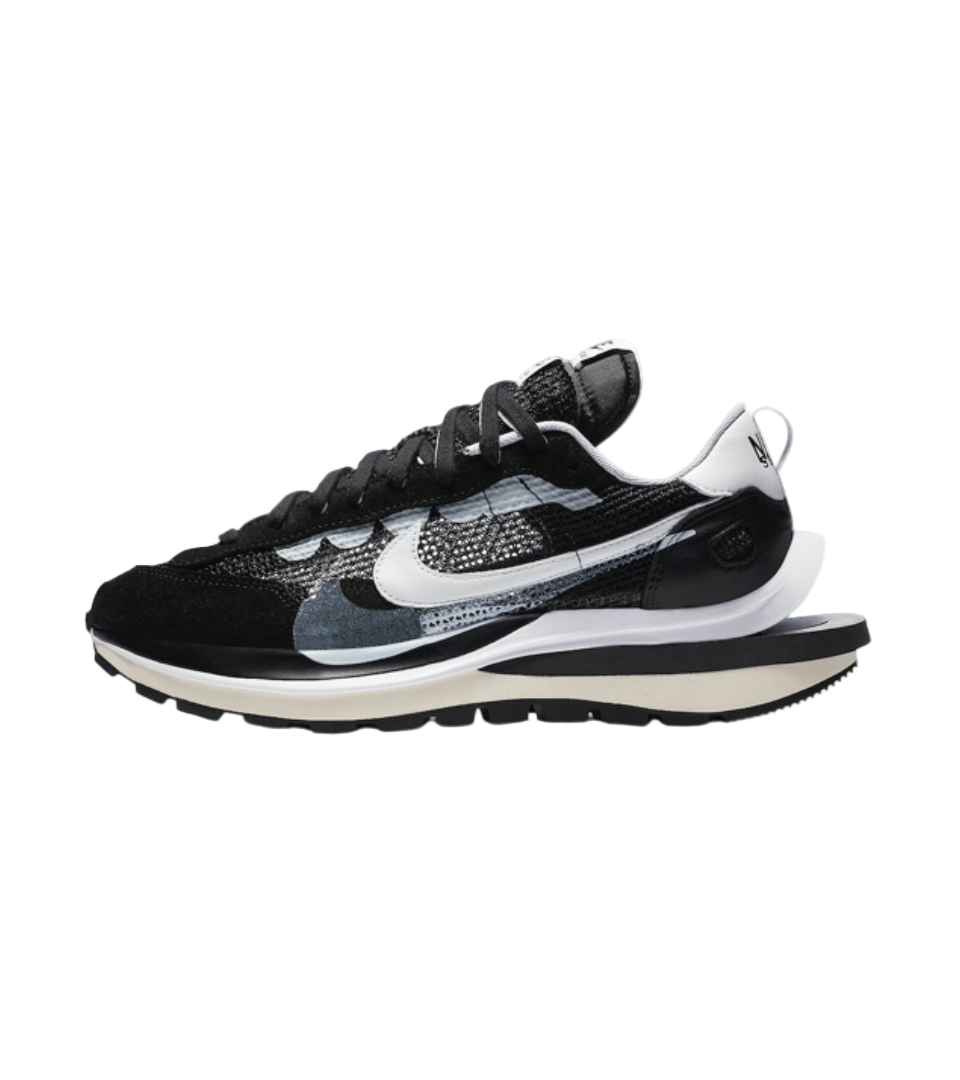 Nike Vaporwaffle x Sacai Black White