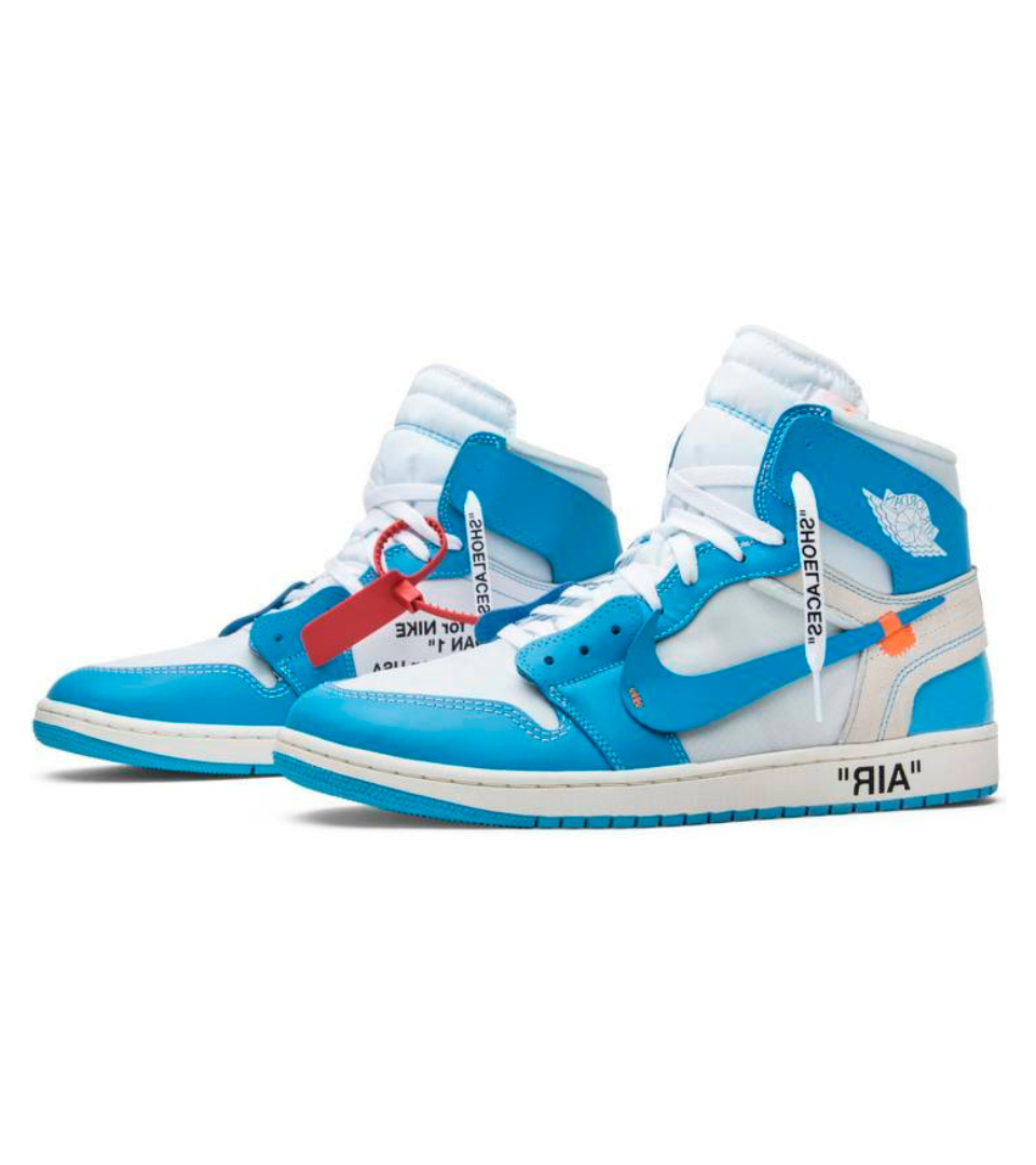 Air Jordan 1 Retro High Off-White University Blue