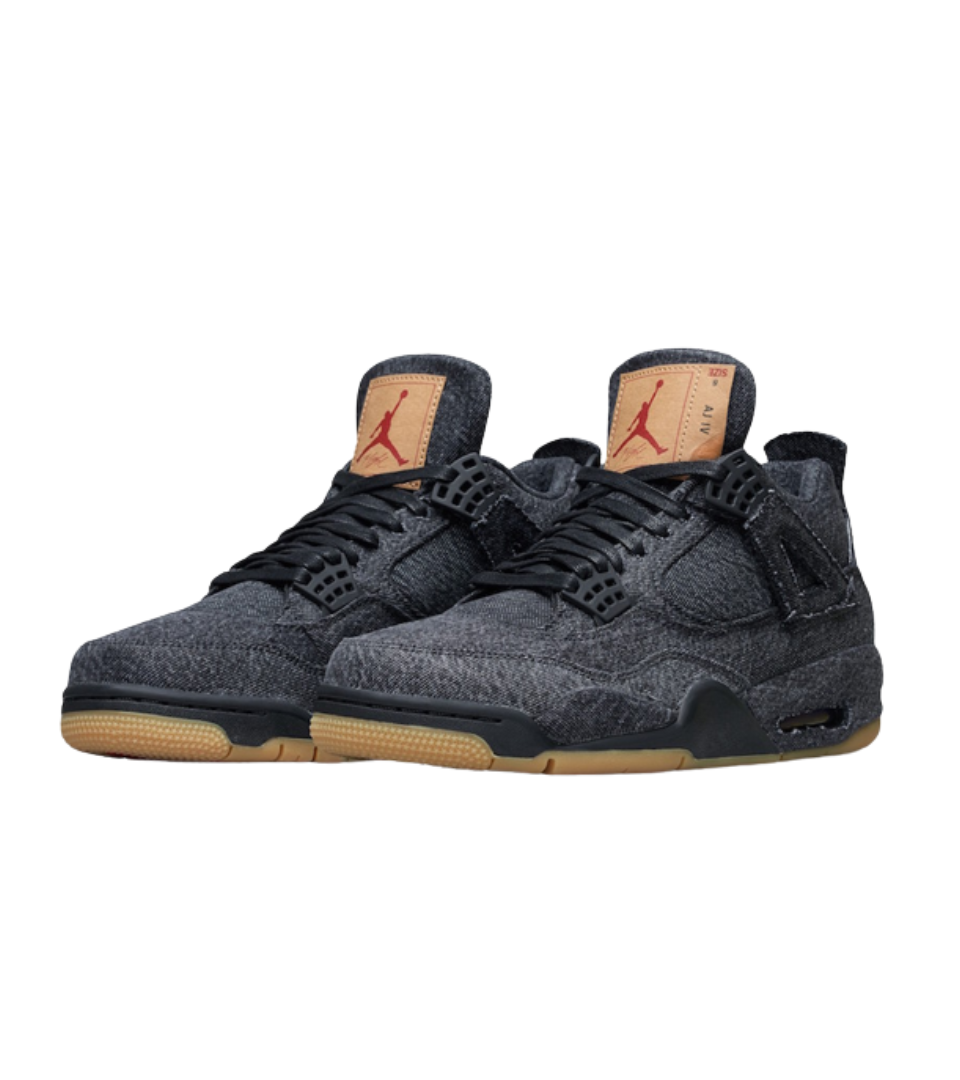 Air Jordan 4 Retro Levi's Black (Levi's Tag)