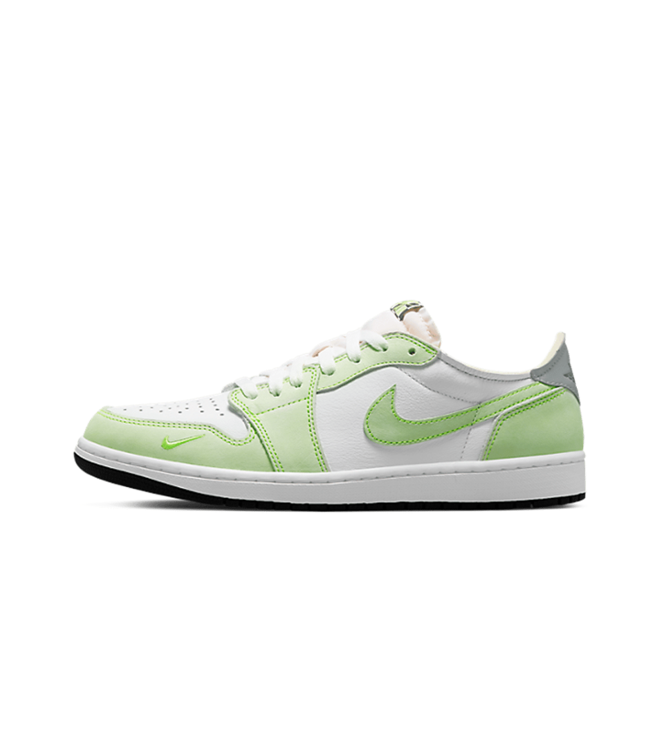 Air Jordan 1 Low OG White Ghost Green Black