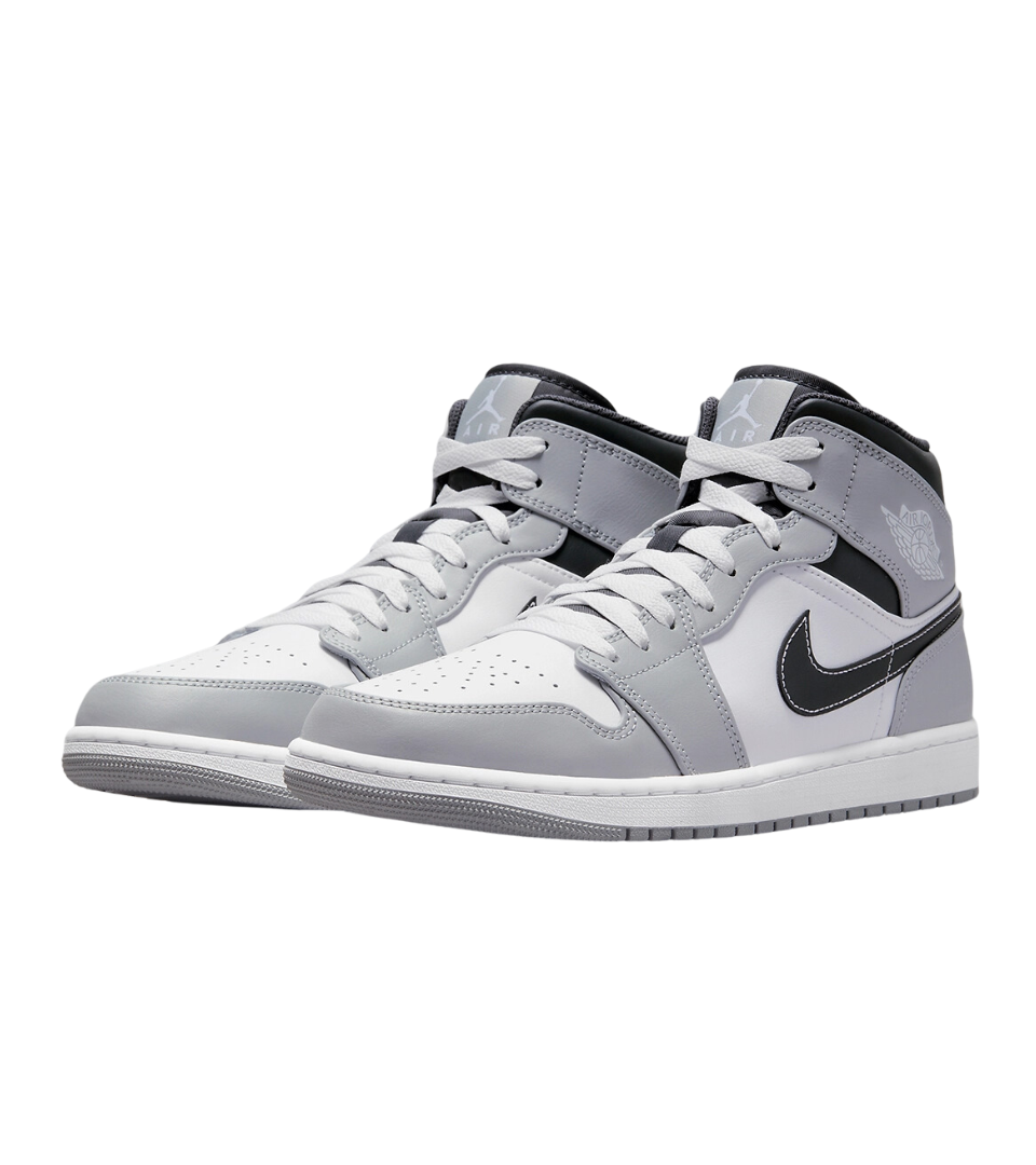 Air Jordan 1 Mid Light Smoke Grey Anthracite