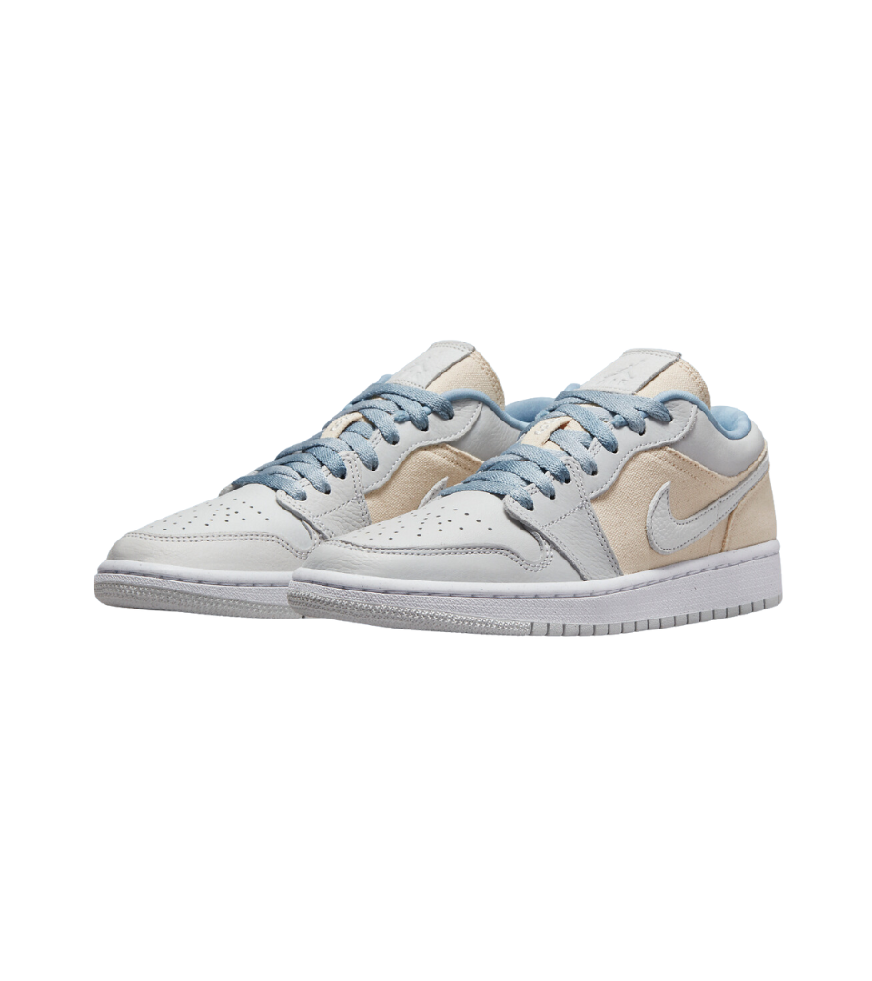 Air Jordan 1 Low Canvas Grey Cream (W)