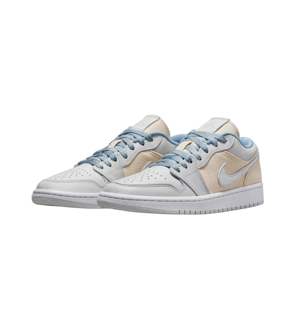 Air Jordan 1 Low Canvas Grey Cream (W)