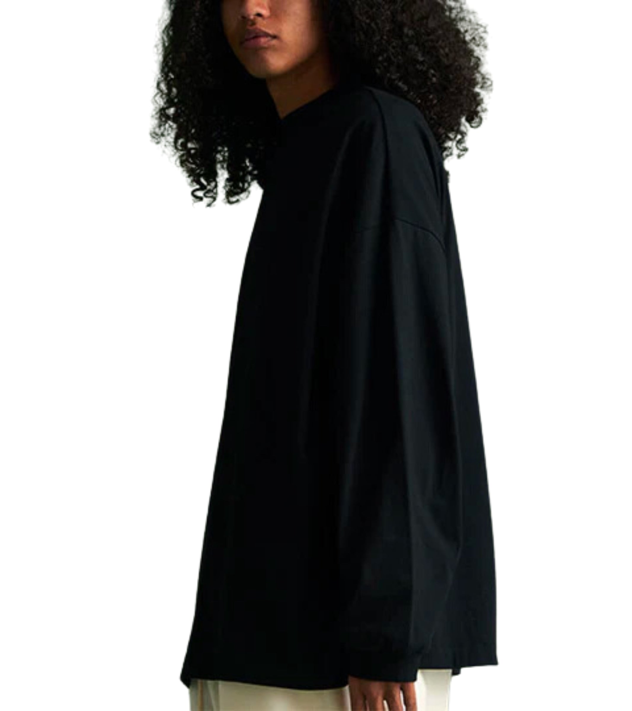 Fear of God Essentials Core Long Sleeve Tee Jet Black (FW23)