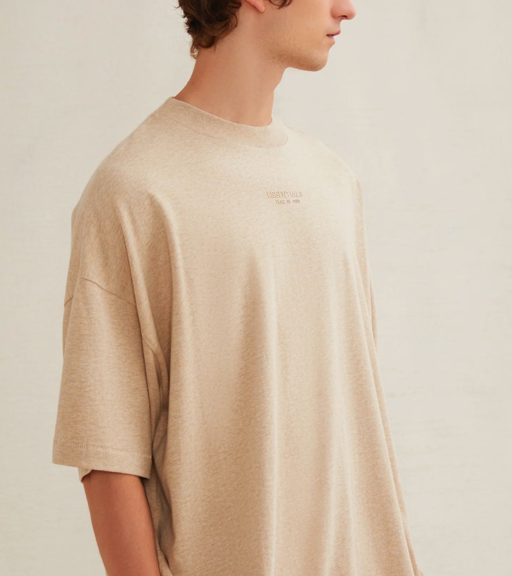 Fear of God Essentials Core T-shirt Gold Heather (FW23)