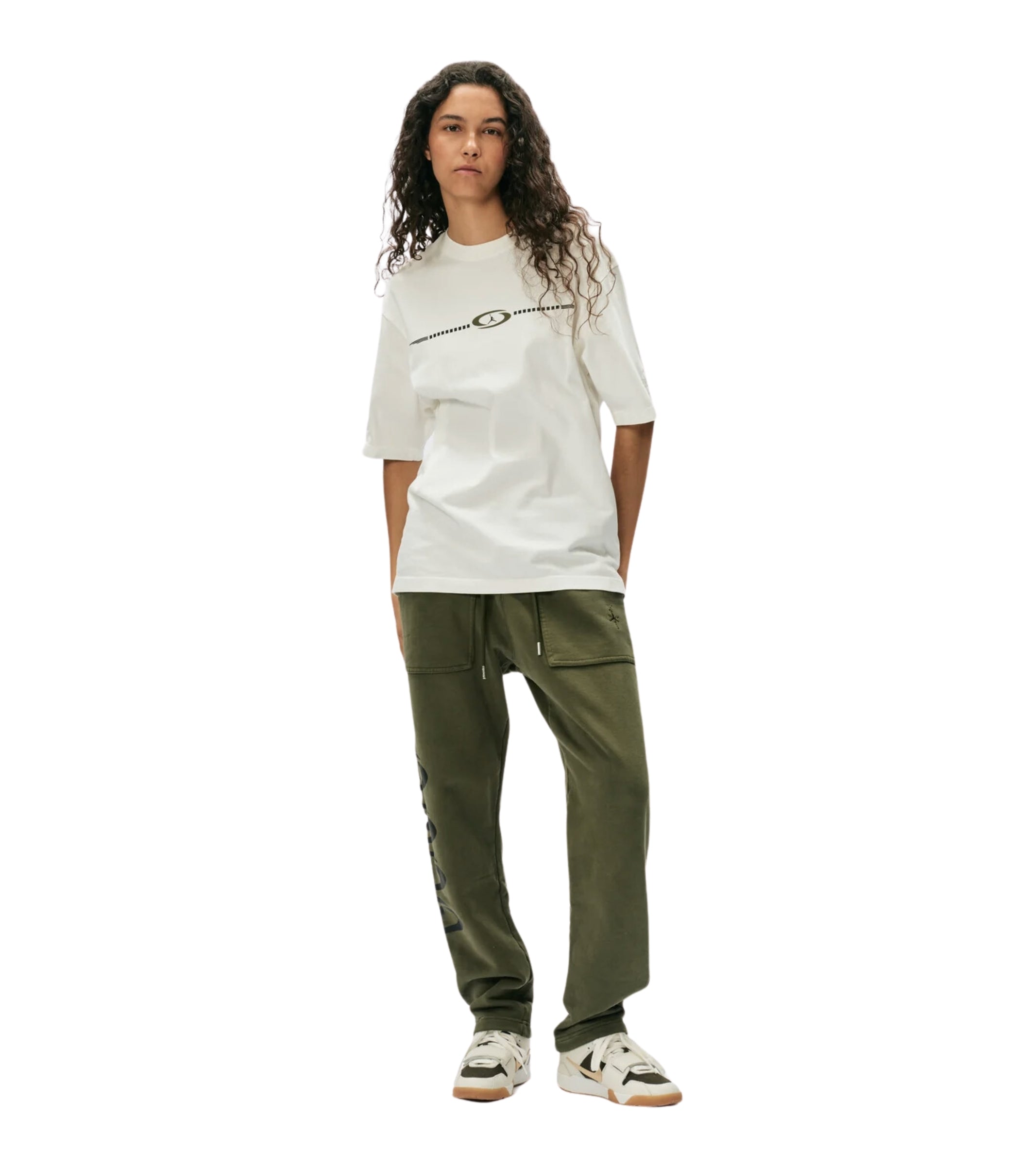 Air Jordan x Travis Scott Cactus Jack Jumpman Jack Air T-shirt Sail White