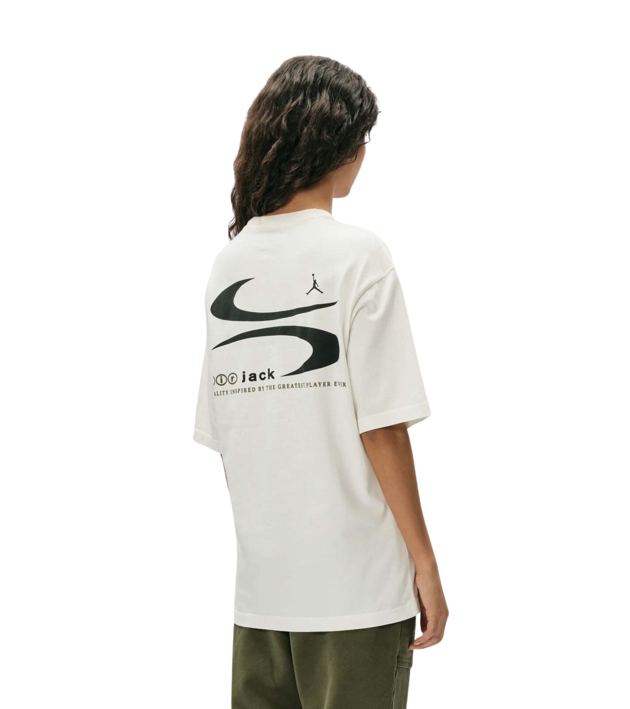 Air Jordan x Travis Scott Cactus Jack Jumpman Jack Air T-shirt Sail White