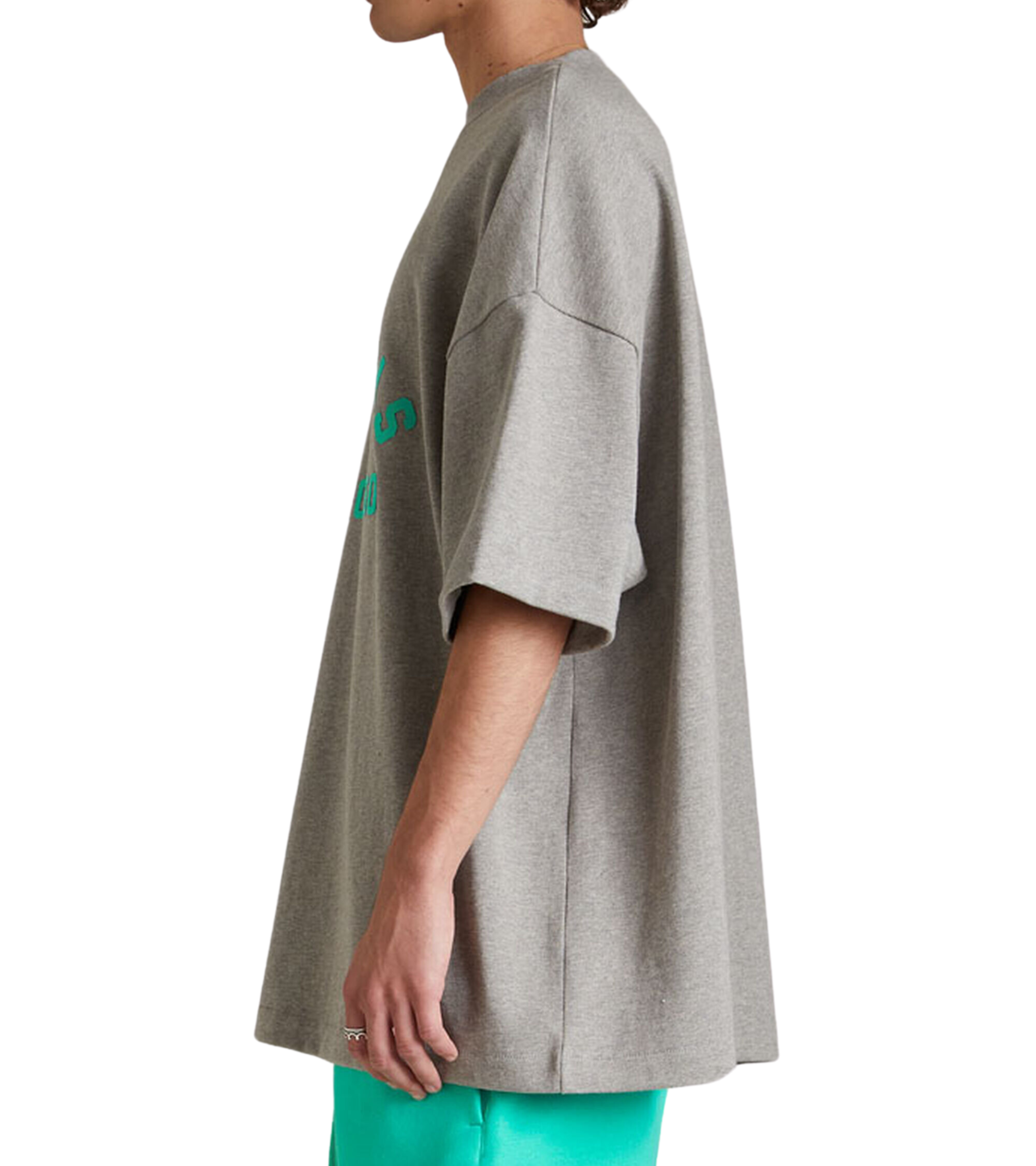 Fear of God Essentials Heavy Jersey SS Tee Dark Heather Oatmeal (FW23)
