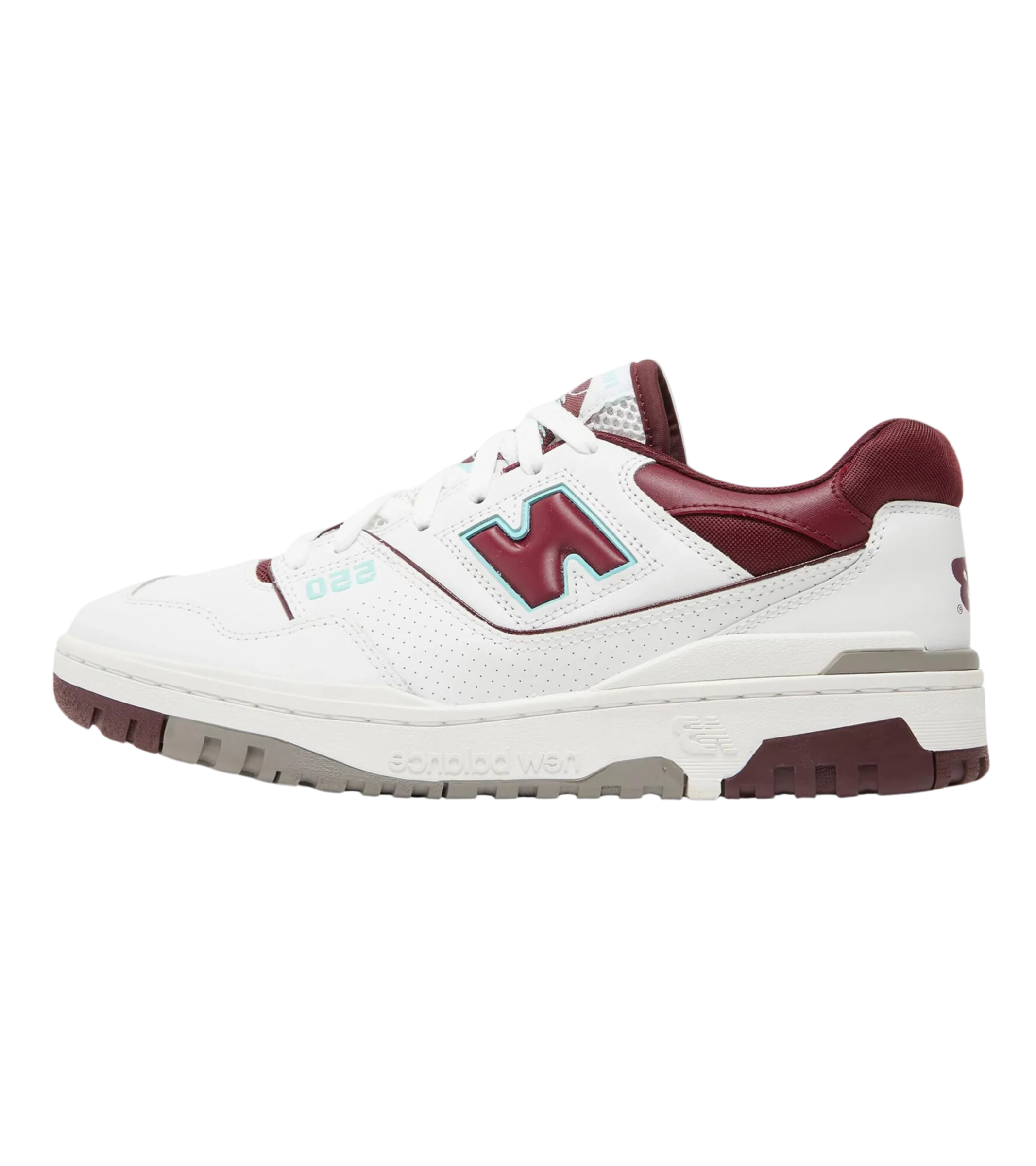 New Balance 550 Burgundy Cyan