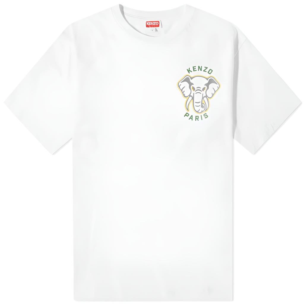 Kenzo Elephant Classic T-Shirt White