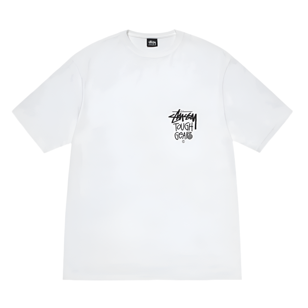 Stüssy Tough Gear Tee White (SS24)