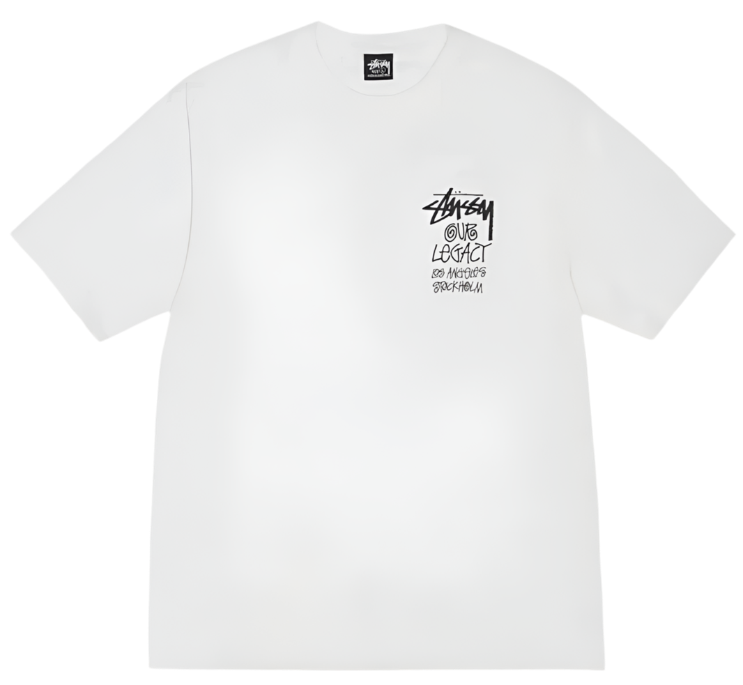 Stüssy x Our Legacy Surfman Tee White (SS21)
