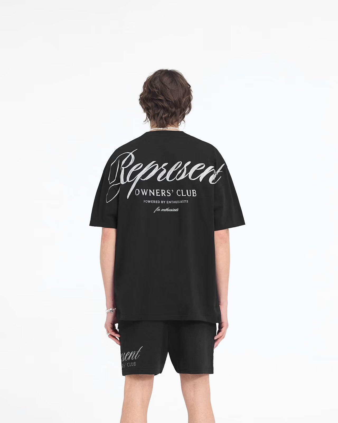 Represent Owners Club Script T-Shirt Black