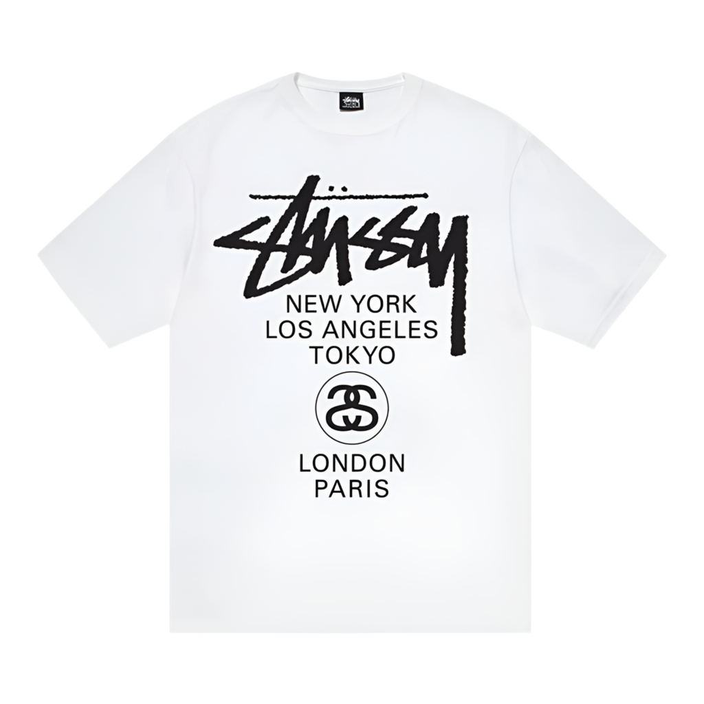 Stüssy World Tour Tee White