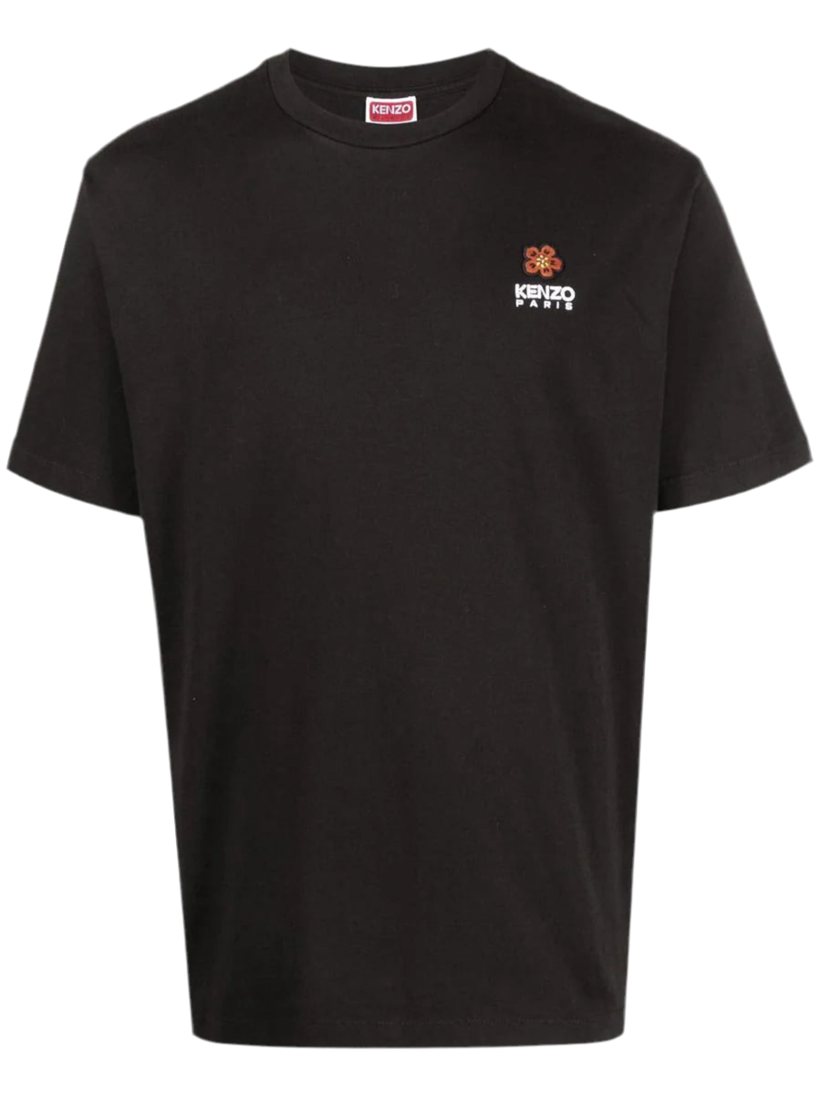 Kenzo Boke Flower Crest T-Shirt Black