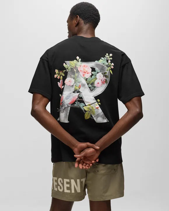 Represent Floral T-Shirt Black