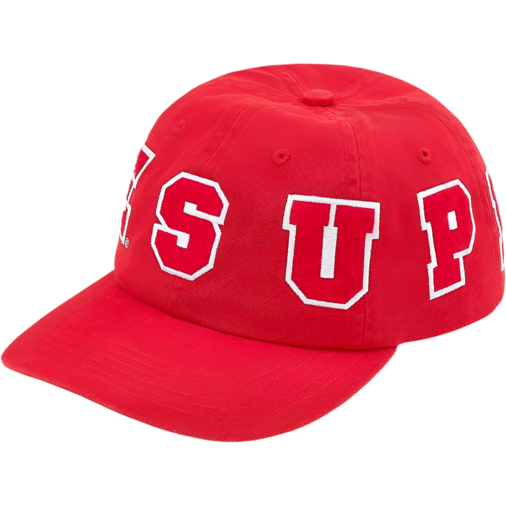 Supreme Spellout 6-Panel Red (SS21)