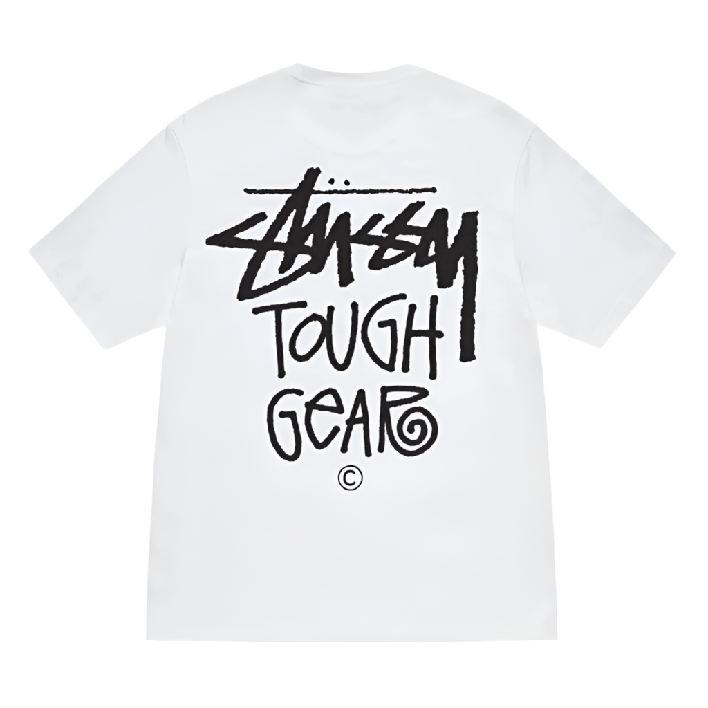 Stüssy Tough Gear Tee White (SS24)