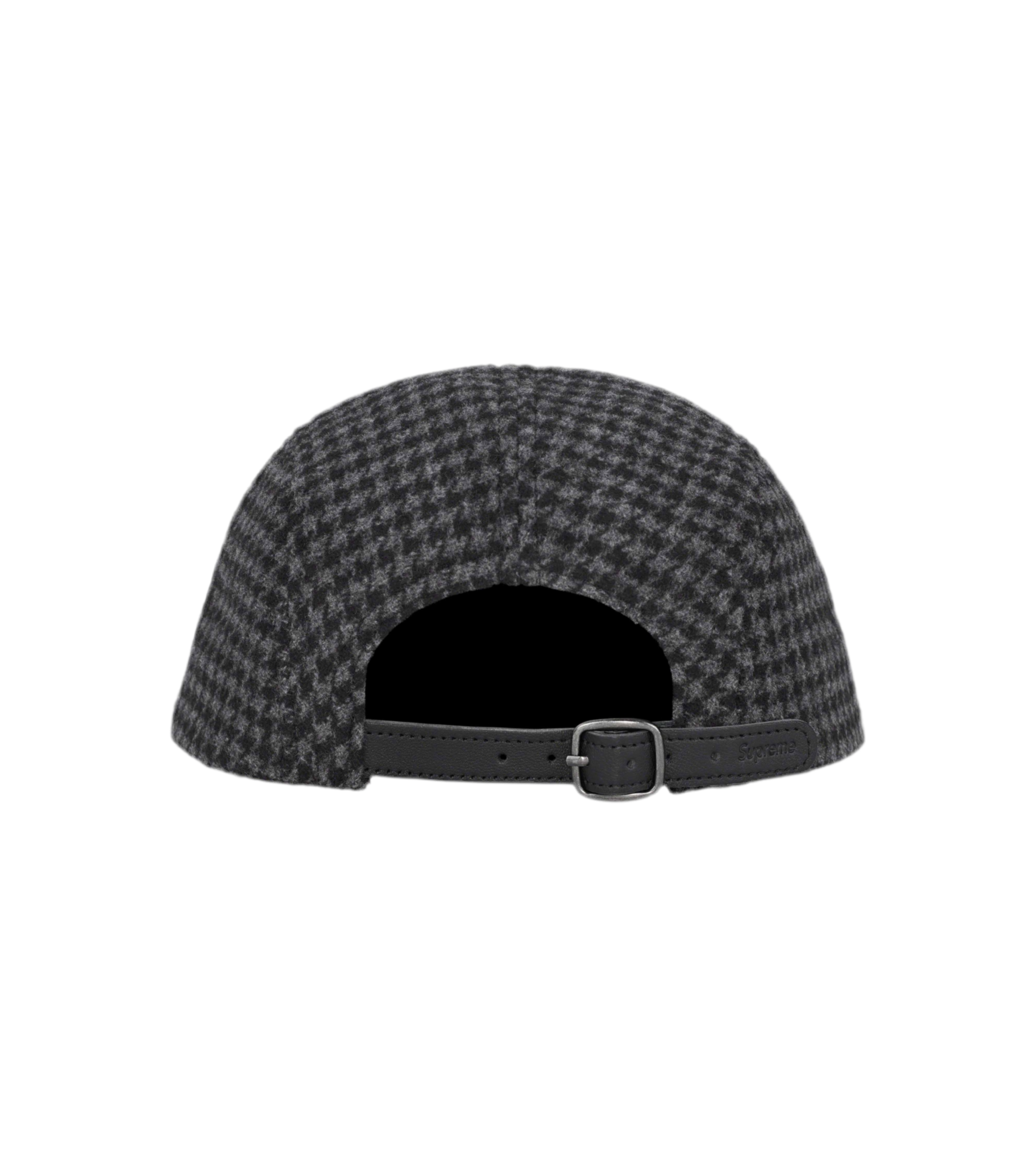 Supreme Houndstooth Wool Camp Cap Black (FW23)