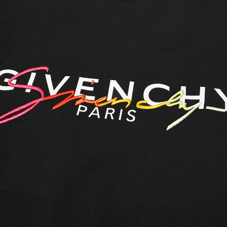 Givenchy Rainbow Signature Logo T-Shirt Regular Fit