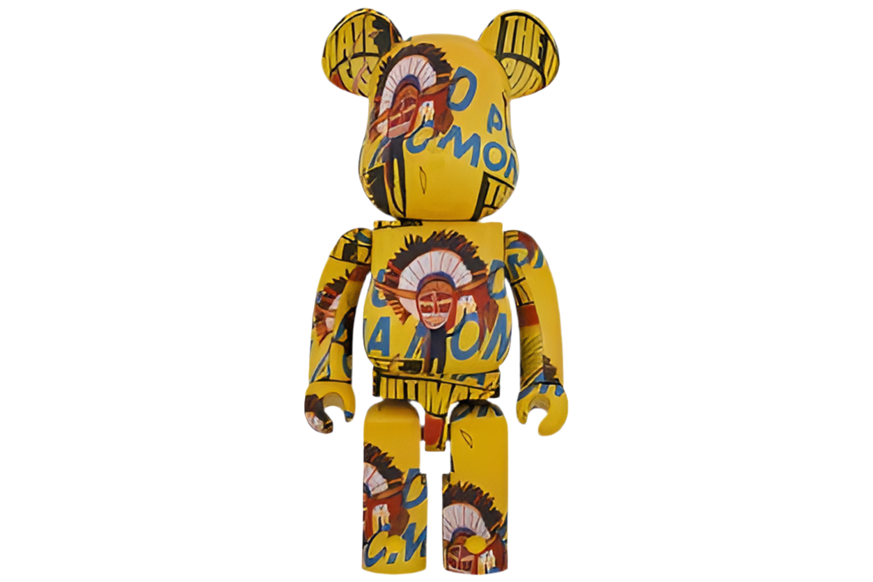 Bearbrick Andy Warhol x Jean-Michel Basquiat #3 1000%