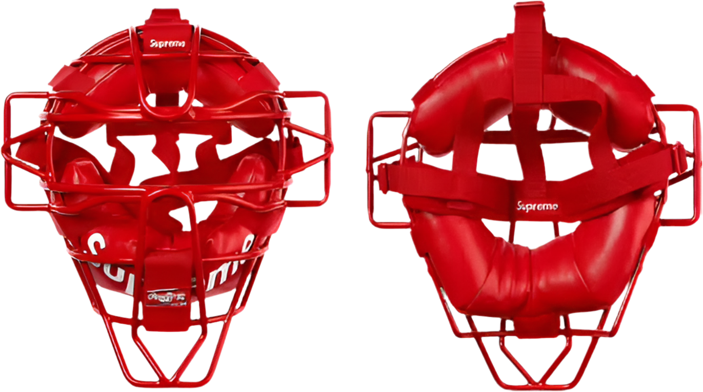 Supreme Rawlings Catcher’s Mask Red