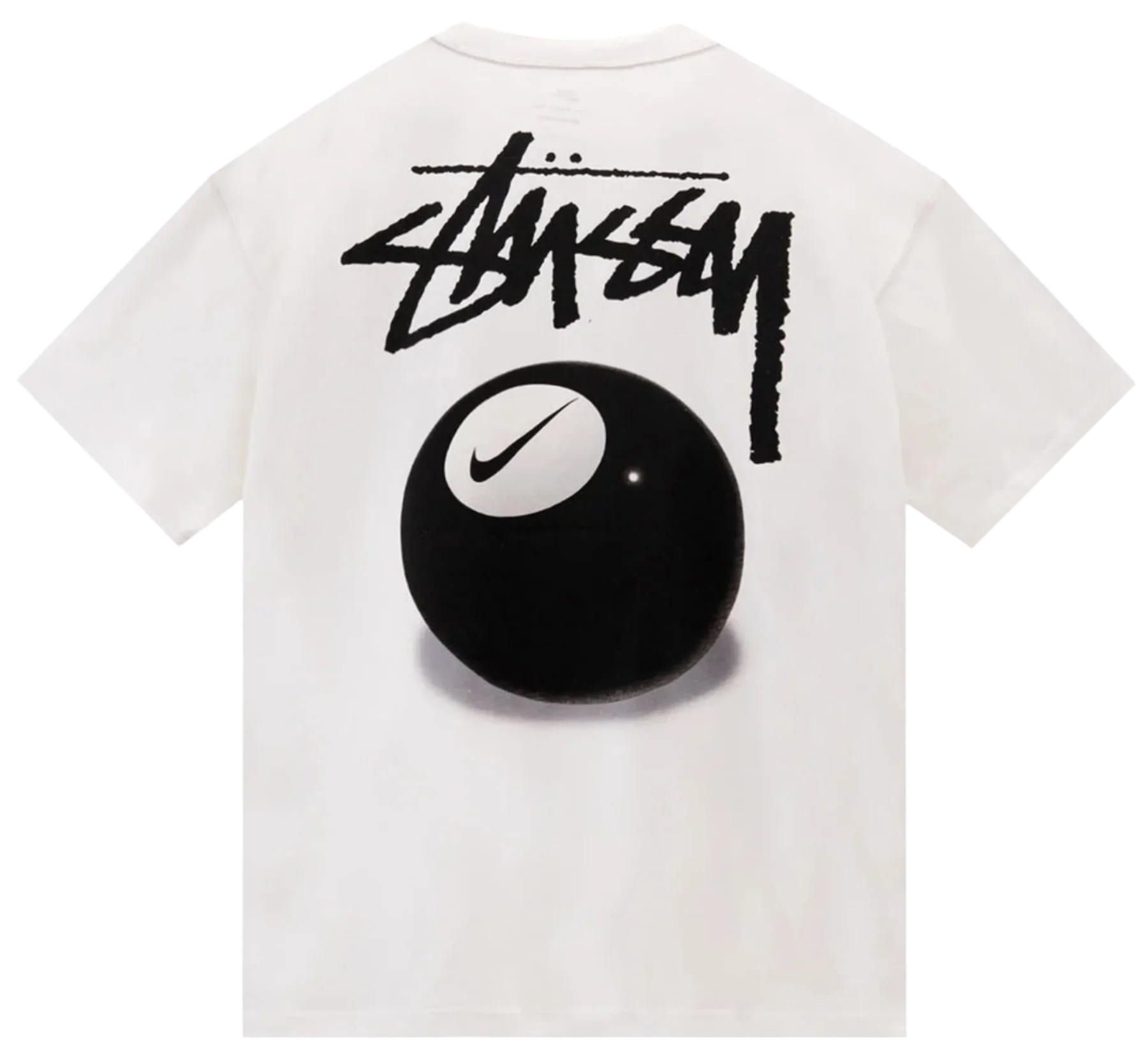 Stussy x Nike 8 Ball T-Shirt White