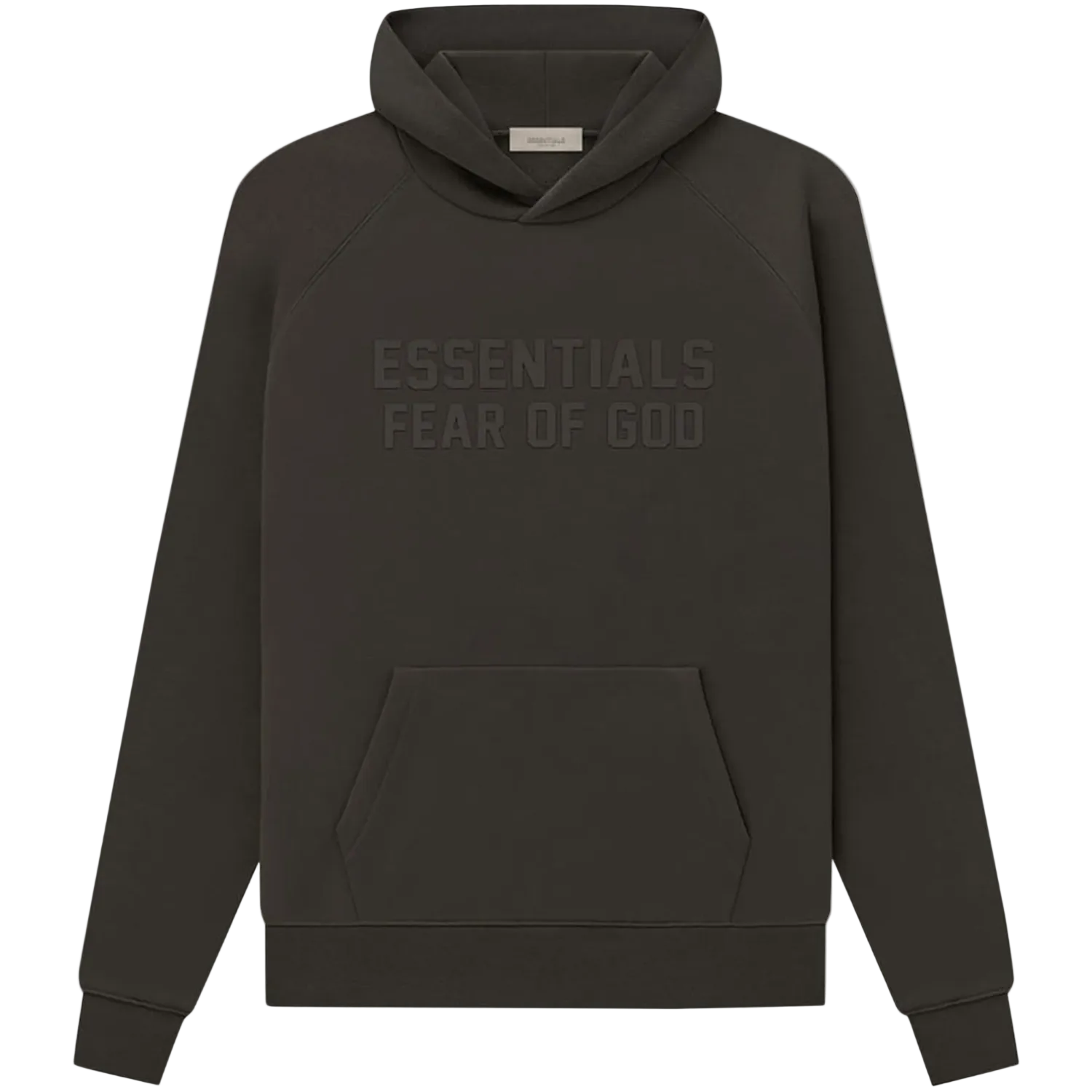 Fear of God Essentials Hoodie 'Off Black' (SS23)