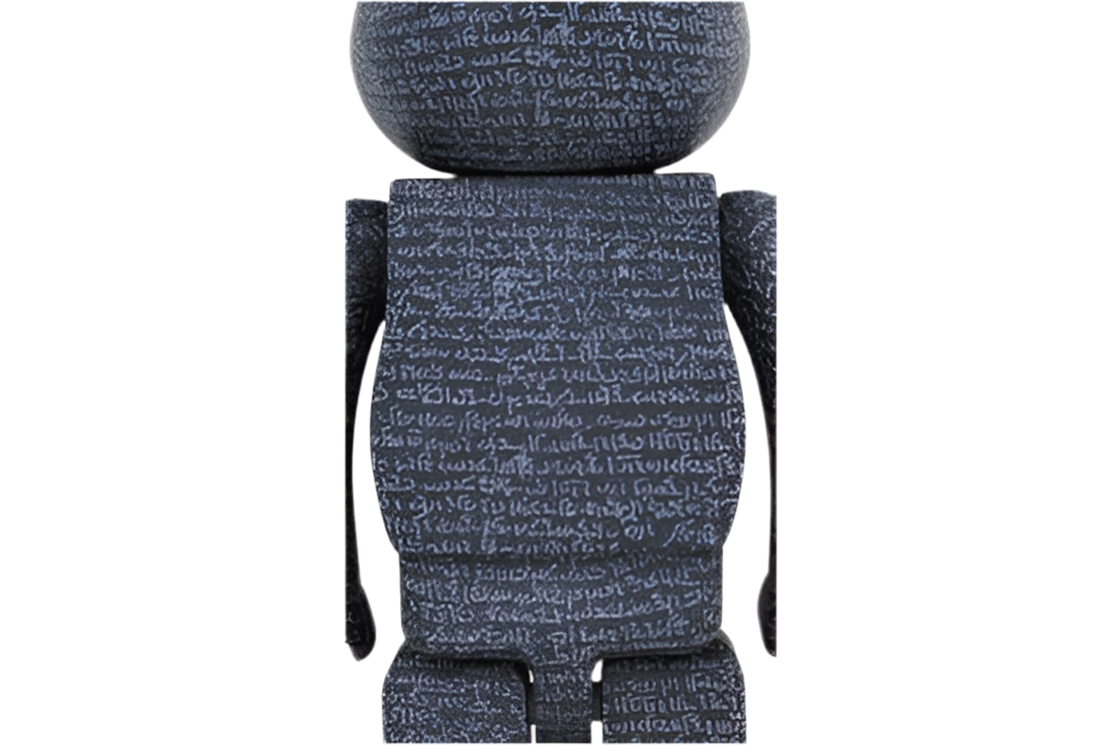 Bearbrick The British Museum (The Rosetta Stone) 1000%