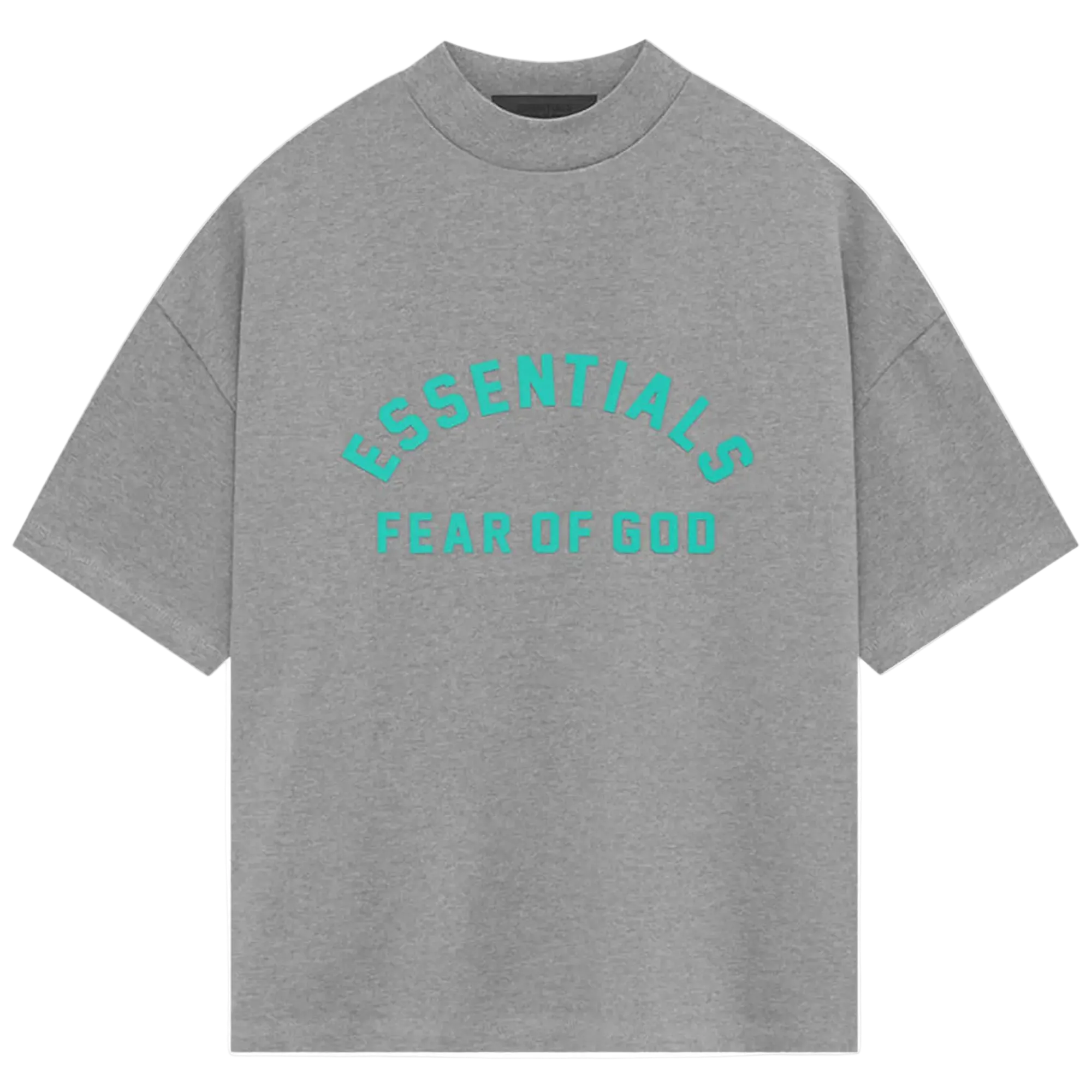 Fear of God Essentials Heavy Jersey Short-Sleeve Tee 'Dark Heather Oatmeal' (FW23)