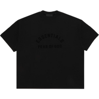 Fear of God Essentials Heavy Jersey Crewneck T-Shirt 'Jet Black' (SS24)