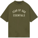 Fear of God Essentials Jersey Crewneck Tee 'Military' (FW24)