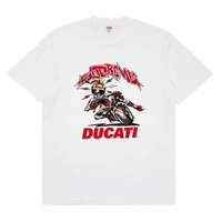 Supreme x Ducati Bike Tee White (SS24)