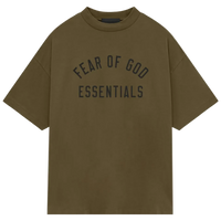 Fear of God Essentials Jersey Crewneck Tee 'Olive' (FW24)