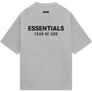 Fear of God Essentials Jersey Crewneck Tee 'Light Heather Grey’ (FW24)