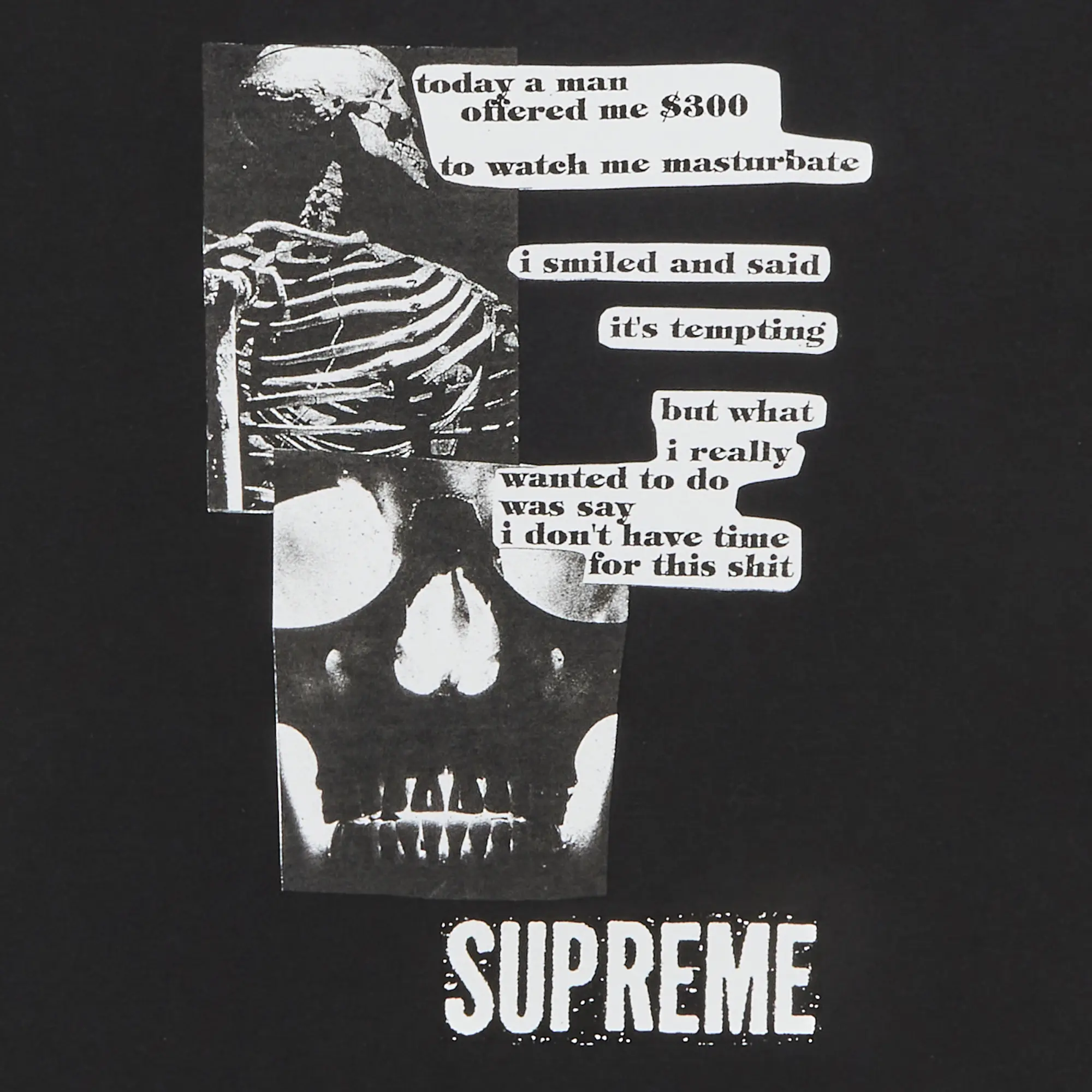 Supreme Anatomy Tee 'Black' (SS25)