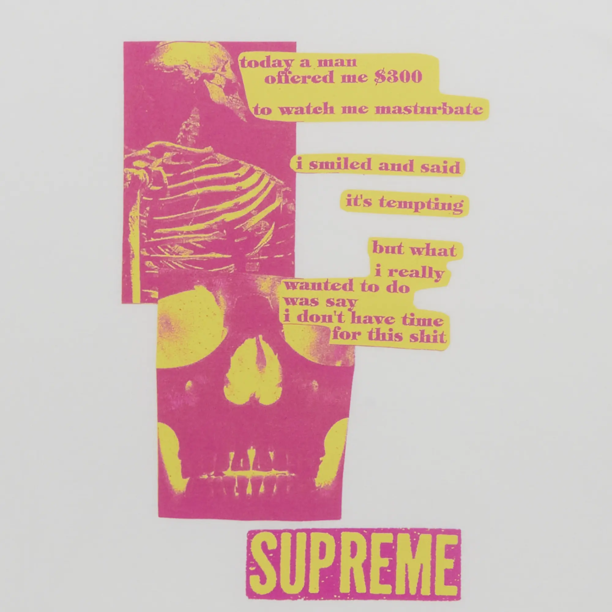 Supreme Anatomy Tee 'White' (SS25)