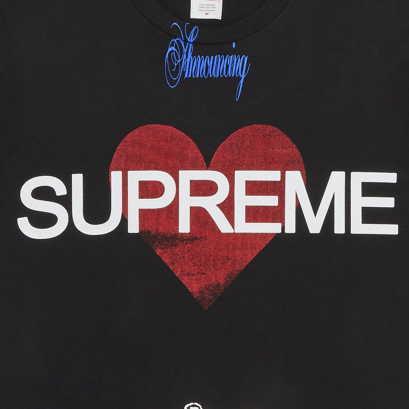 Supreme Announcing Tee 'Black' (SS25)