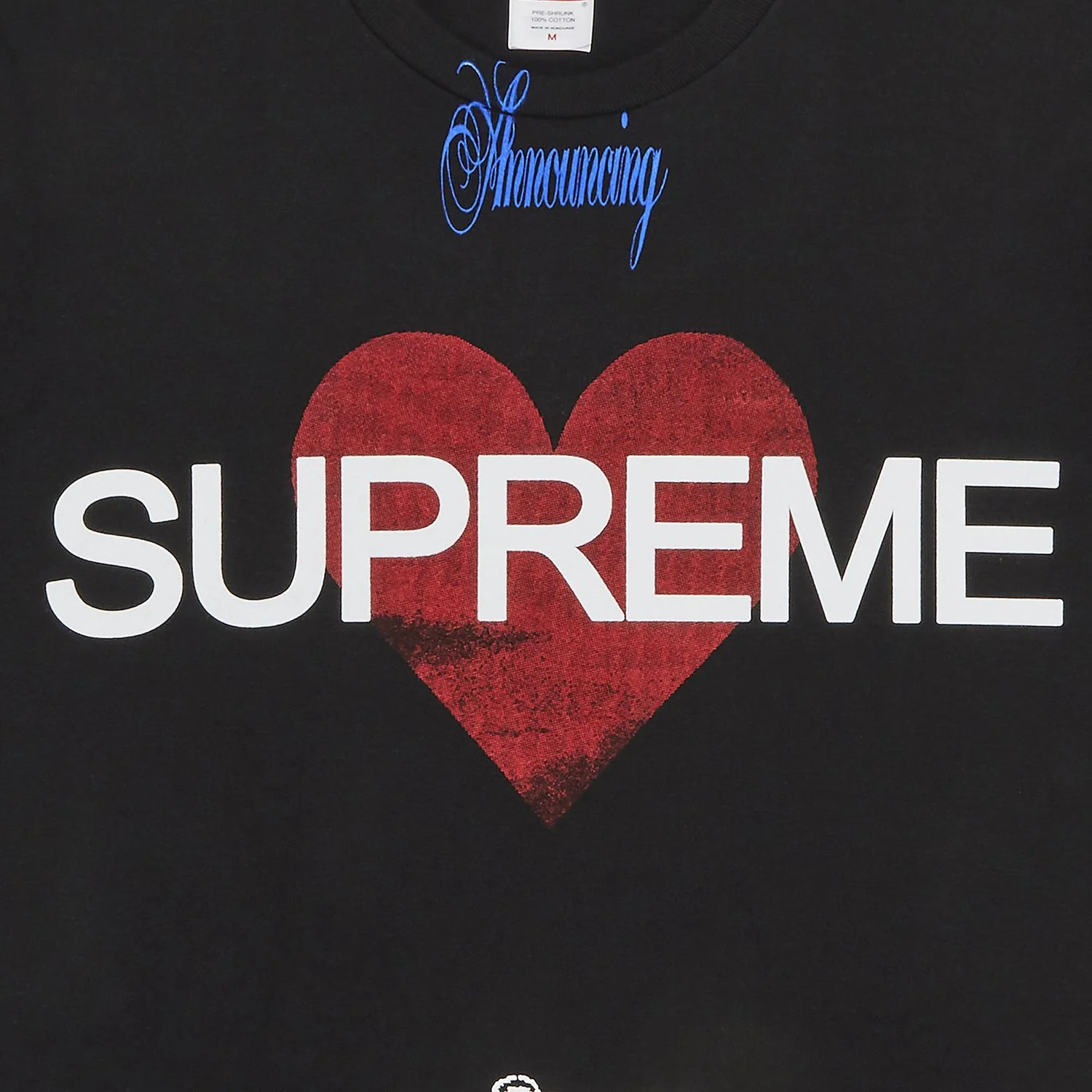 Supreme Announcing Tee 'Black' (SS25)