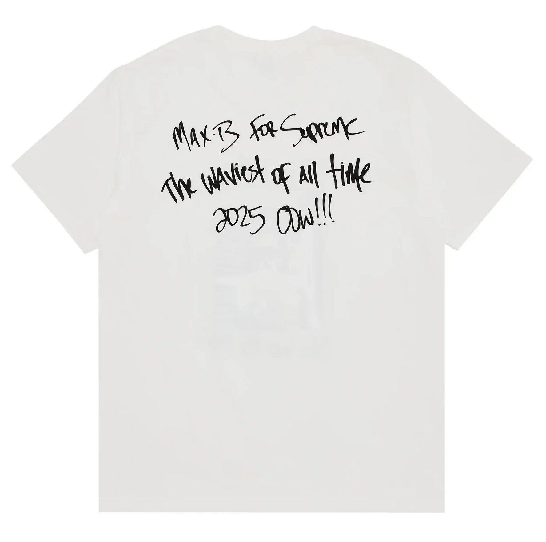 Supreme Max B Tee White (SS25)