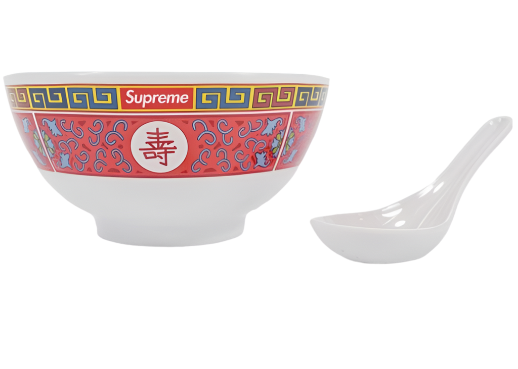 Supreme Longevity Soup Set (Bowl and Spoon) White (FW16)