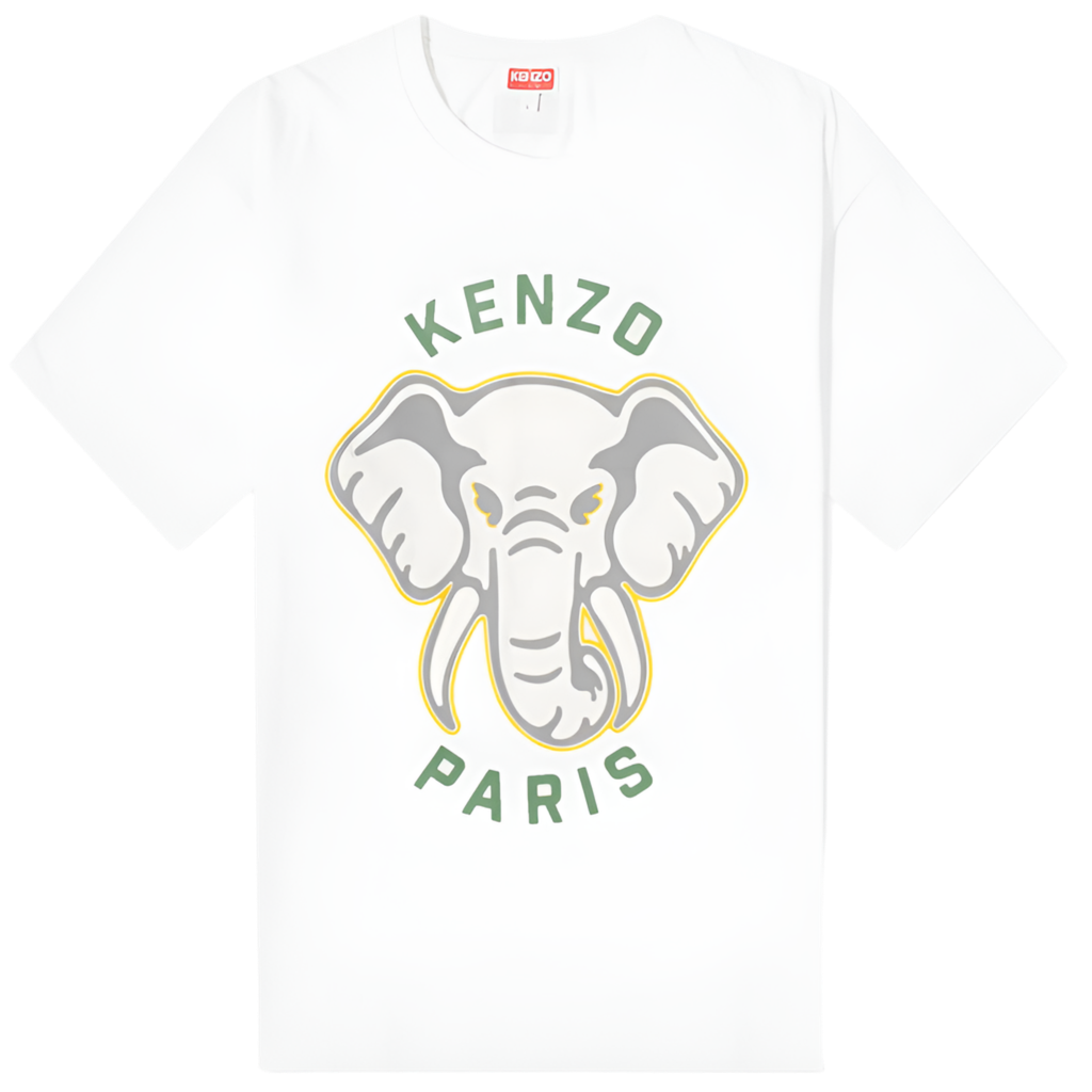Kenzo Elephant Oversized T-Shirt White