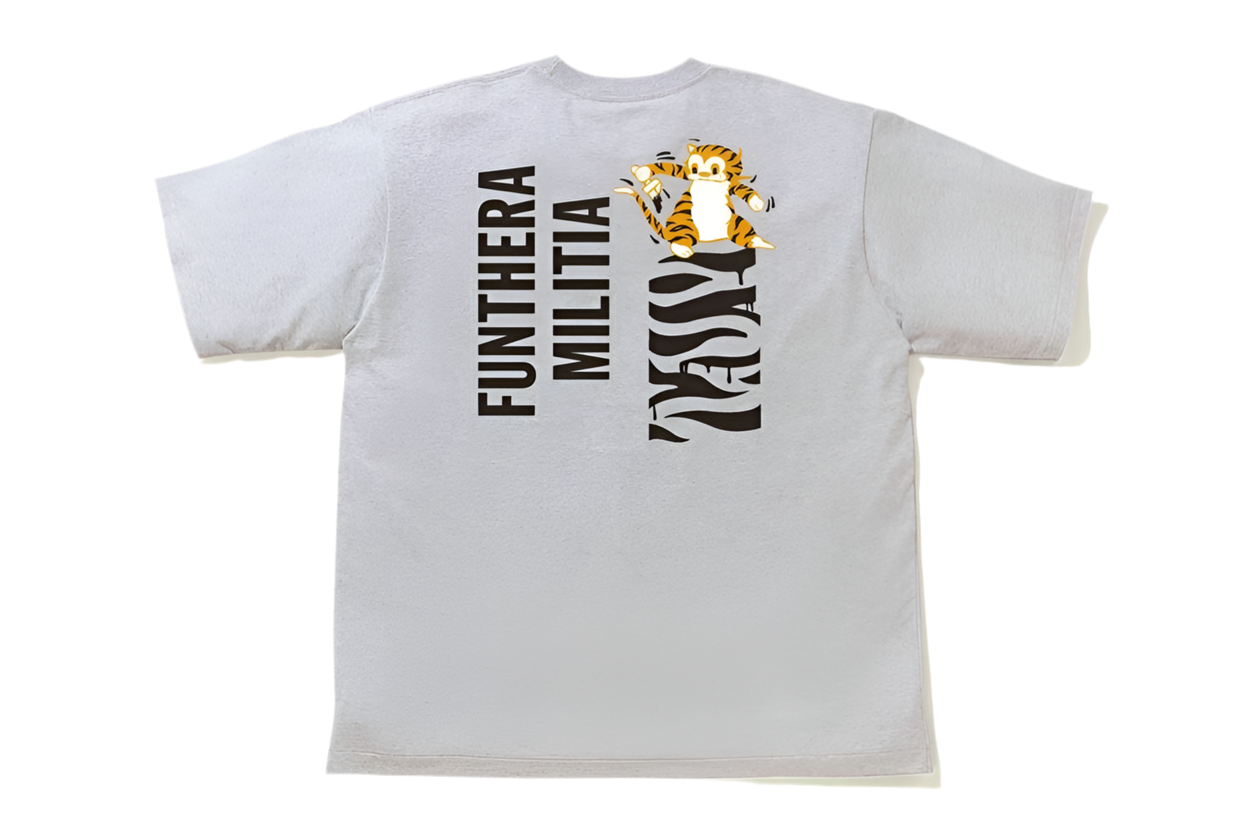 BAPE Tiger Relaxed Tee (Grey)